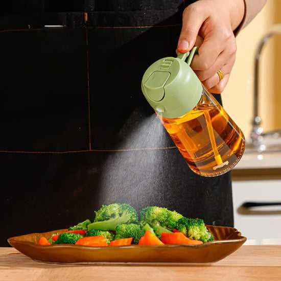 2 in 1 Glass Oil Sprayer & Dispenser - Link Lift Shop