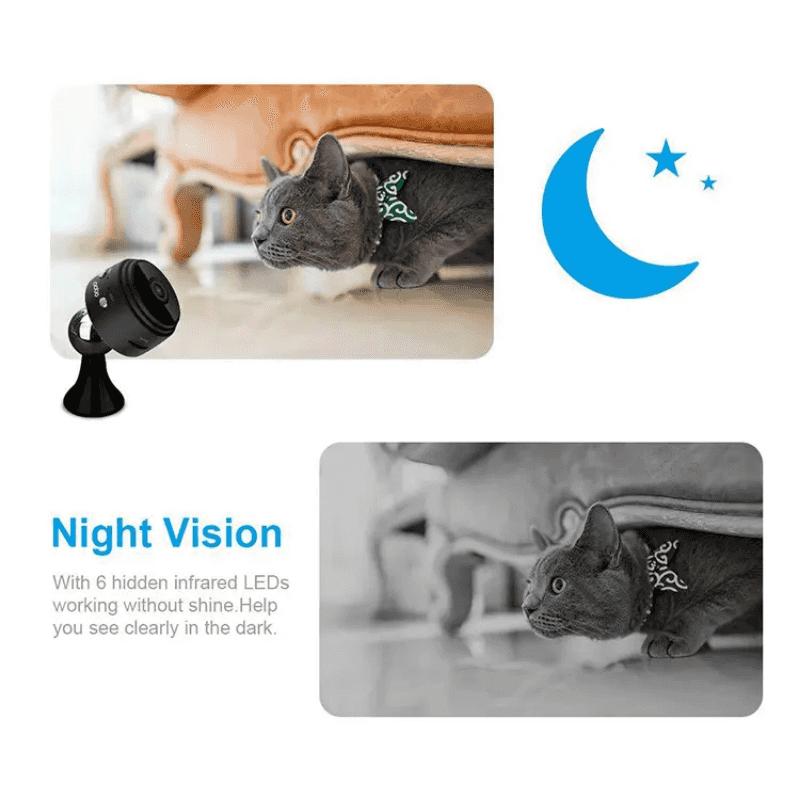 A9 Mini WiFi Wireless Camera – HD Video Recorder with Night Vision & Motion Detection - Link Lift Shop